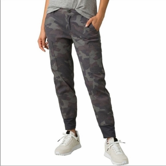 Prana Sky Canyon Joggers Gray Camo Women's Size 0 - Picture 1 of 8